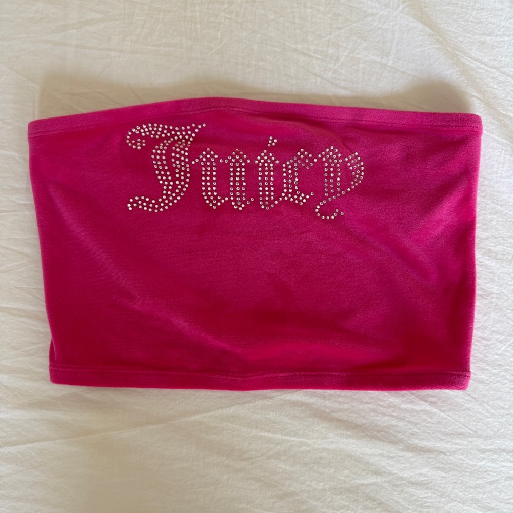 Juicy Couture Velour Crop Top - Alix Earle Collection